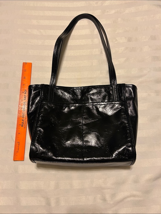 HOBO Handbags - Hobo Classic Black Patent Shoulder Bag - Women's Tote
